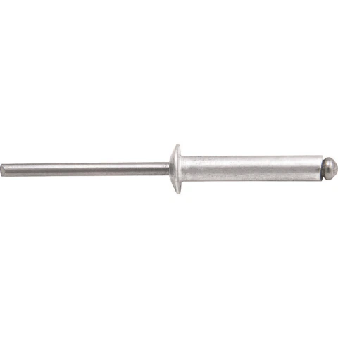 Rebite repuxo de alumínio 3,2x25,0mm mandril aço com 1000 pe