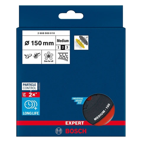Prato Autoaderente Bosch Expert 150mm Encaixe Bosch