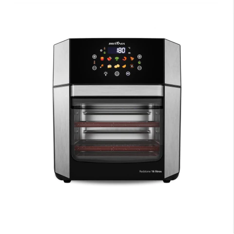Fritadeira Air Fryer Oven Britânia BAF16A 16L Porta Removível 127V
