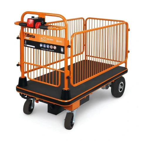 Carrinho Tipo Plataforma 400KG Motorizado a Bateria 24V BRUTUS C48M Beta
