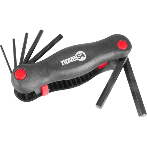 Jogo de Chaves Allen 2mm à 8mm com Suporte 7 Peças Nove54