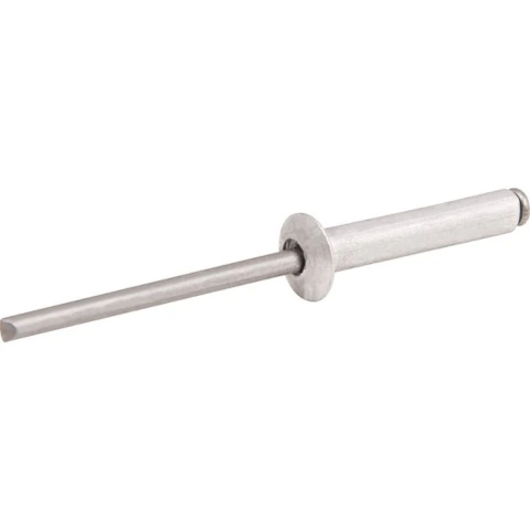 Rebite Repuxo De Alumínio 4,0x25,0mm Mandril Aço Com 100 Peç