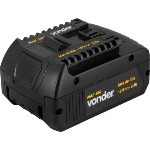 Bateria 18V 5,0Ah Para Máquina Arquear Maf160/Maf190 Vonder Íons de Lítio 0,710kg