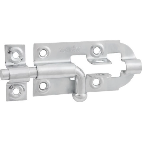 Fechadura redondo 5" aço carbono zincado pacote 12 pç Vonder