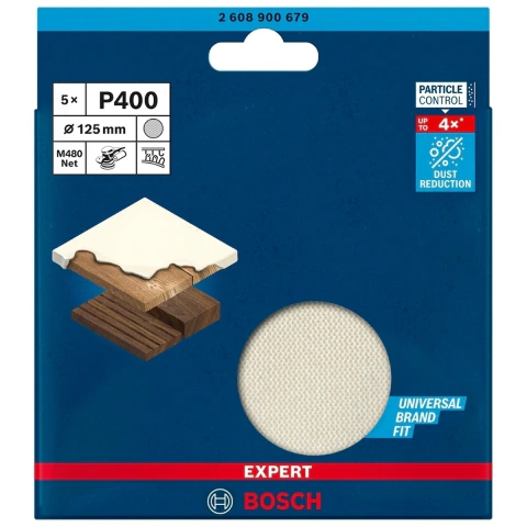 Disco De Lixa Bosch Expert M480 125mm G400 5 Peças