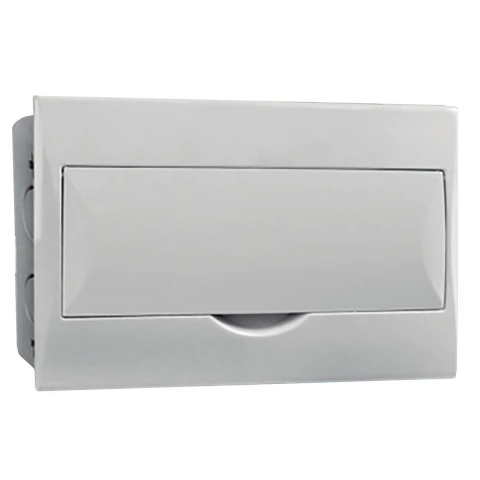 Quadro Elétrico Embutir Retangular Branco 6/8 Disjuntores Segurança Liege