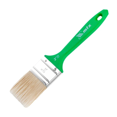 Trincha Pincel 2 Polegadas Para Pintura Multiuso Cerdas Sintéticas Cabo De Plástico Mtx