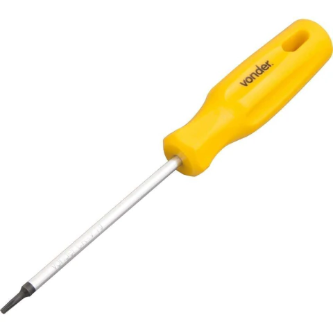 Chave Hexalobular T07 Reta Com Cabo Reto Vonder