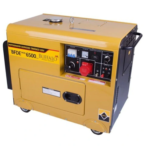 Motogerador Diesel Buffalo 6,3KVA Trif 220/380V P Elétrica