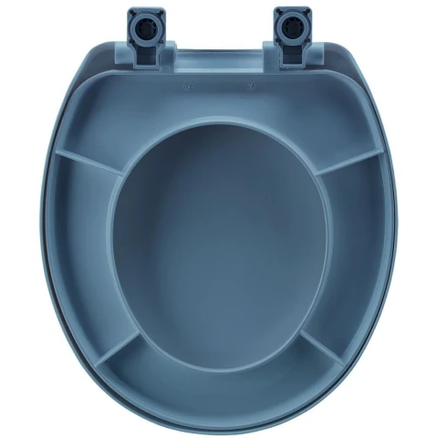 Assento Sanitário Soft Close Cinza Anatômico Liege