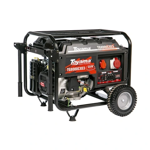 Gerador Gasolina Toyama 8.0KVA Trifásico 380V 25L Partida Elétrica AVR Horímetro