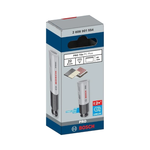 Serra Copo Bosch Pro Tile Power Change Plus 22 mm 7/8''