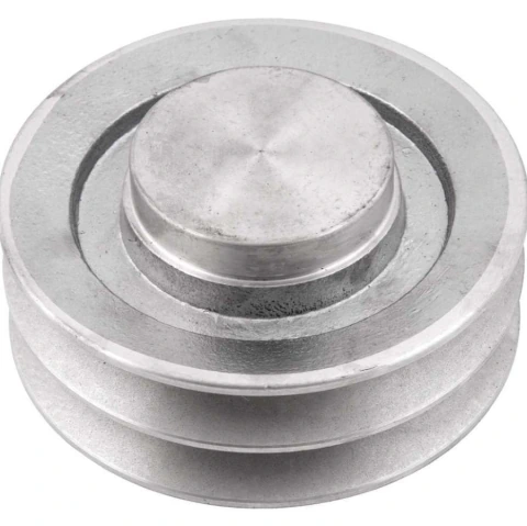 Polia alumínio 130mm 2 canais perfil b Vonder