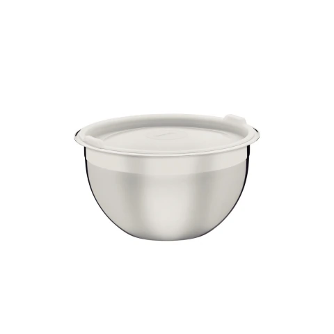 Recipiente Tramontina Cucina 16 Cm 1,6 L Aço Inox Com Tampa Plástica Preparar E Servir