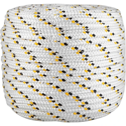 Corda Multifilamento Trançada 12,0mm 7,0kg 110 Metros Branca