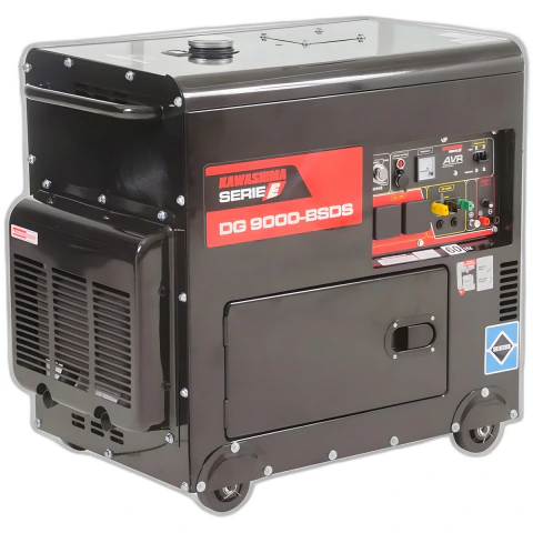 Gerador à Diesel Dg9000Bsds 7500W 230/115V Mono Kawashima