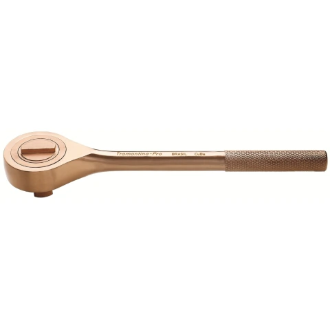 Catraca Antifaiscante Cobre-Berílio 13'' 3/4'' 35-40 HRC Industrial Explosivas Segurança Tramontina PRO