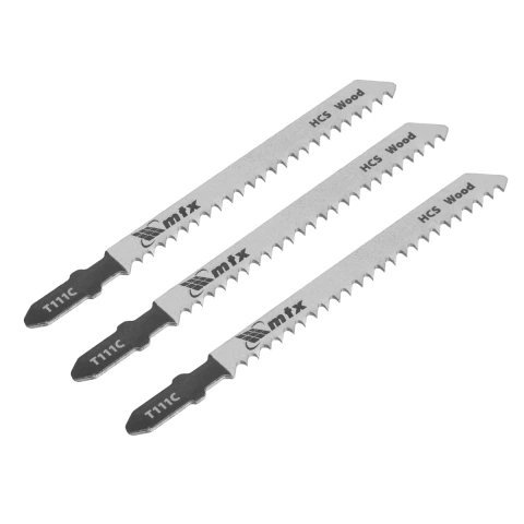 Lâmina Para Serra Tico-Tico Aço Carbono T111C 75 X 3 Mm 3 Peças Mtx