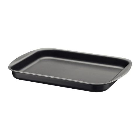 Assadeira Rasa Tramontina Brasil 34 cm 2,9 L Antiaderente Starflon Max Grafite Alumínio 0,8 mm