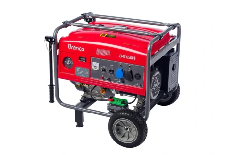 Gerador Gasolina 5,5Kva Mono Partida Elét B4T-6500 Branco