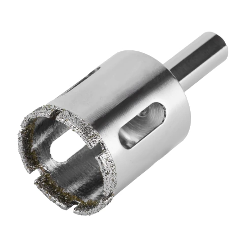 Broca Diamantada Vidro 30mm Haste Triangular Aço Grau 45 MTX