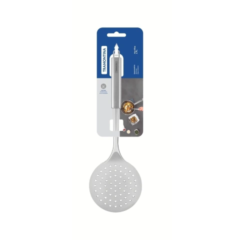 Espumadeira Aço Inox Tramontina Marffim Escumadeira Profissional Cozinha Resistente Durável