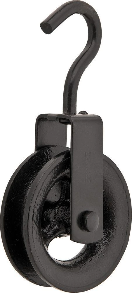 Roldana metálica 8cm com gancho 50kg - Vonder