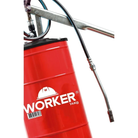 Bomba Graxa Balde 14Kg Alavanca Manual Worker 4g/acionamento Aço