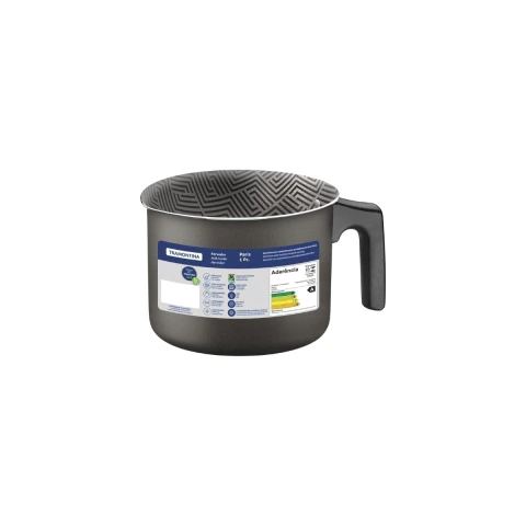 Fervedor Antiaderente Tramontina Paris 10 Cm 0.8 L Alumínio Starflon Max Chumbo Baquelite