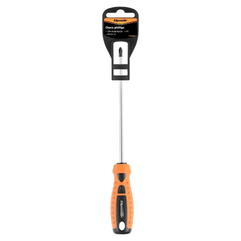 Chave Phillips Ph0 1/8 X 6 Polegadas 150 mm Cabo Emborrachado Sparta