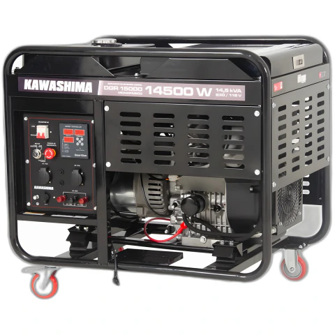 Gerador à Diesel Dgr-15000 Monofasico 14,5Kw Kawashima