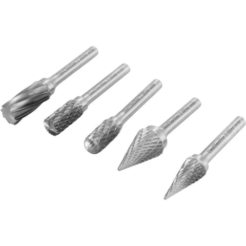 Jogo De Limas Rotativas 5 Peças 6mm 10mm 12mm 16mm 22000rpm Nove54
