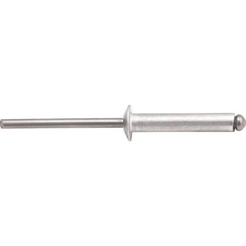 Rebite Repuxo De Alumínio 6,2x25,0mm Mandril Aço Com 100 Peç