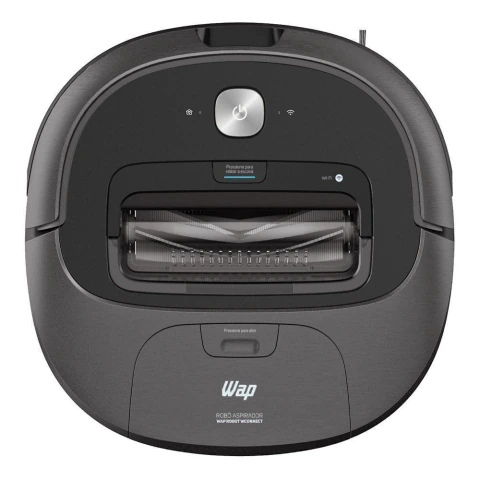Aspirador de Pó Robô WAP WCONNECT Controle de Voz, Retorna para Base Bivolt