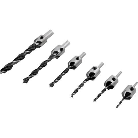 Jogo Broca 3 Pontas 3-10 mm com 7 peças Vonder