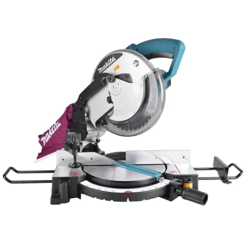 Serra Esquadria 255mm 10'' 1500W 4200RPM Madeira Industrial Angulo Morsa Vertical MLS100 220V Makita
