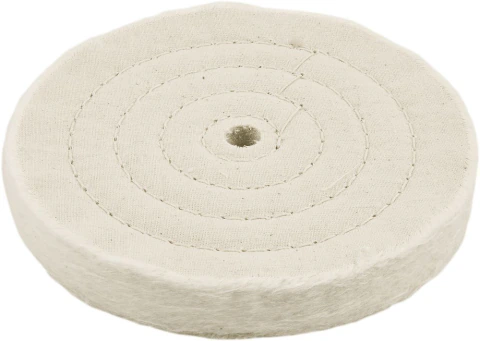Roda de pano 6x5/8" furo 10mm para polimento Vonder