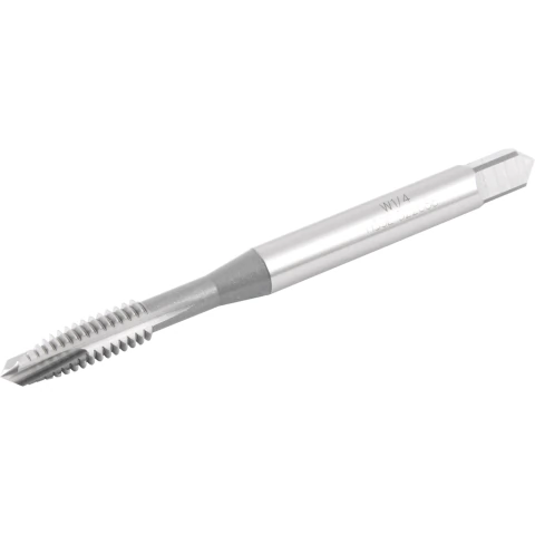 Macho Máquina Hss-E 1/4'' X 20 Bsw com Ponta Helicoidal DIN2182 Vonder Plus