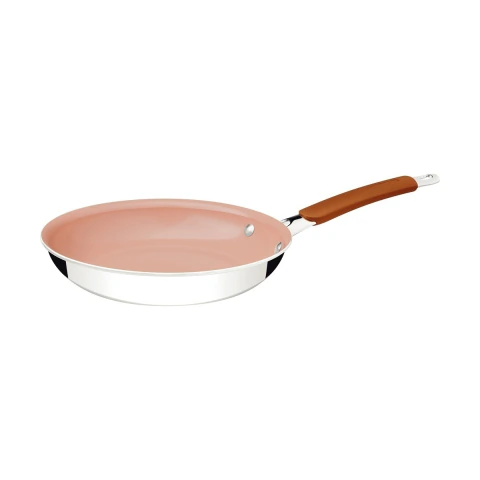 Frigideira Tramontina Romagna Aço Inox E Alumínio 25 Cm 2 L Revestimento Cerâmico Antiaderente