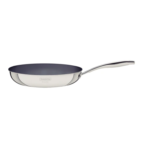 Frigideira 26 cm Aço Inox Corpo Triplo Revestimento Cerâmico Grafite Tramontina Grano