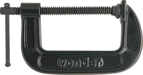 Grampo tipo c 4" ferro nodular - Vonder Plus