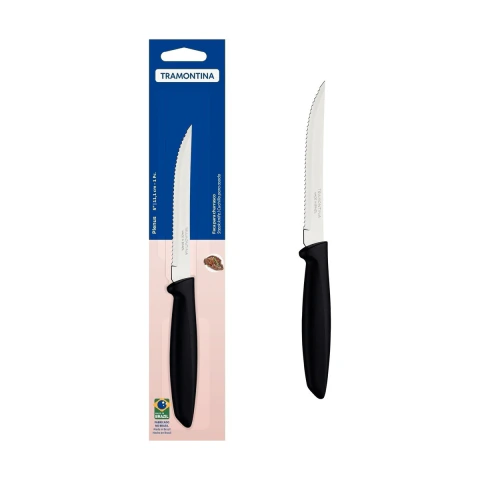 Faca Para Churrasco E Frutas Tramontina Plenus Lâmina 5 Polegadas Aço Inox Cabo Polipropileno