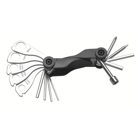 Kit de Ferramentas Bicicleta 17 Peças Chaves 9 10 12 13 15mm Tramontina