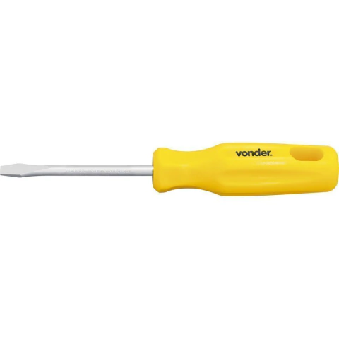 Chave fenda 3/16x3" cromo vanádio Vonder