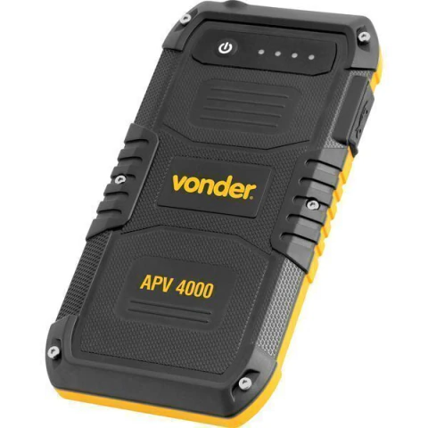 Auxiliar de partida portátil apv4000 p/ baterias 12V Vonder