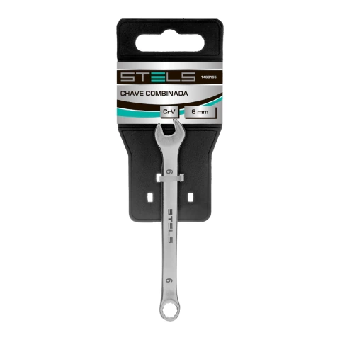 Chave Combinada 6 mm Aço Cromo Vanádio 1 Peça Stels