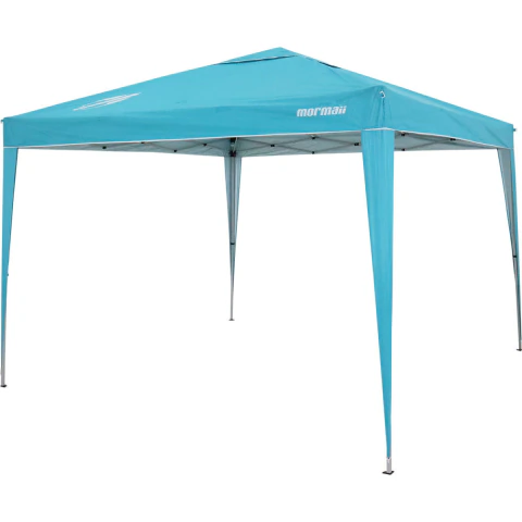 Tenda Gazebo Dobrável Alumínio 3,00 X 3,00 metros Turquesa Mormaii