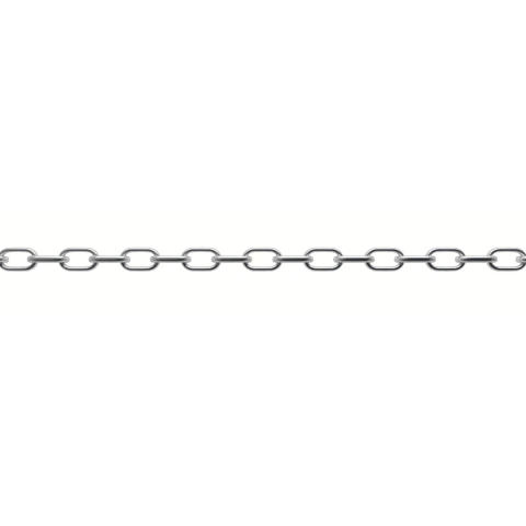 Corrente Soldada e Zincada 12,5 mm 1850 kgf 7400 kgf 50 kg Balde Tramontina MASTER