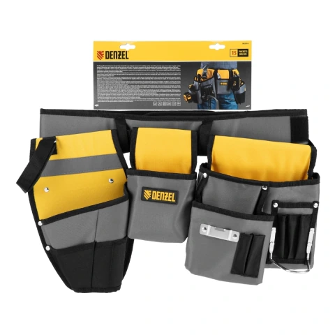 Cinto Porta Ferramentas 14 Bolsos 12kg Denzel