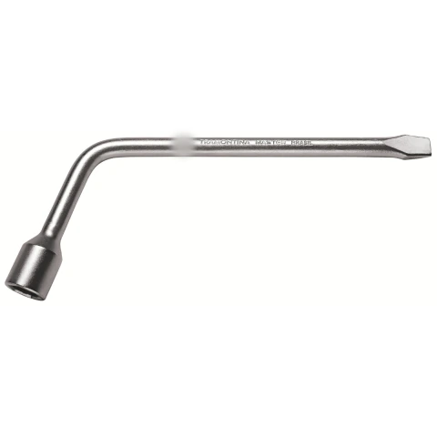 Chave De Roda Tipo L 24 mm Aço Especial Cromado Forjado Durável Qualidade Premiado Tramontina MASTER